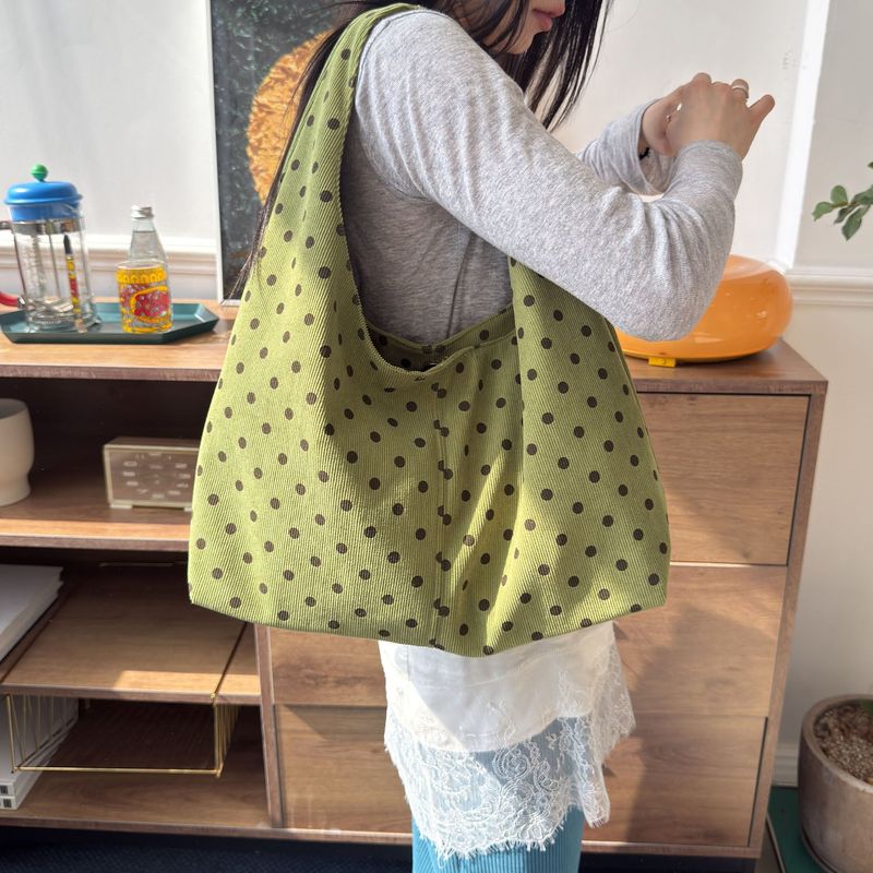 Cordu dot bag (olive green)