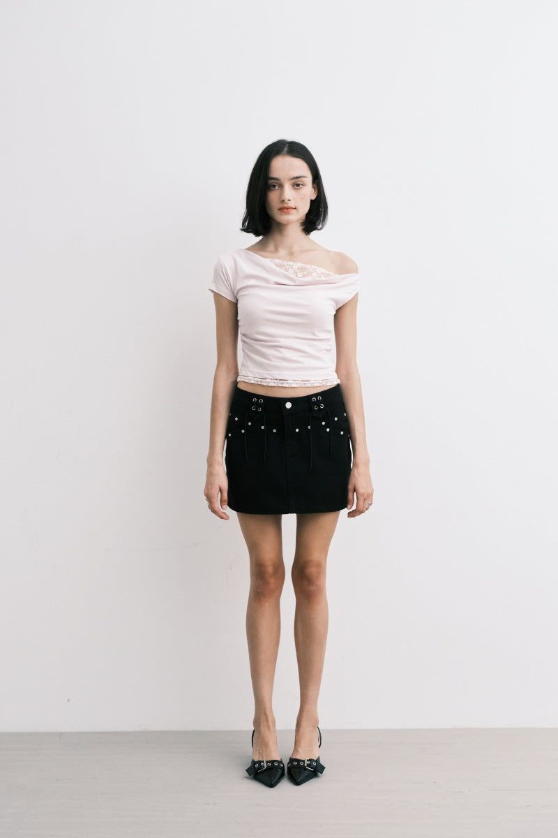 belt skirt (black)