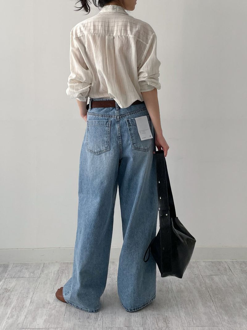 705 All-Brush Wide Denim Pants