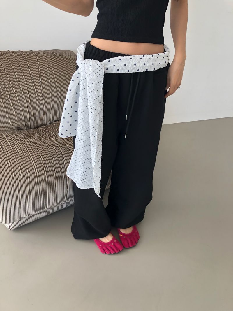 Basic Wide Sweat Pants