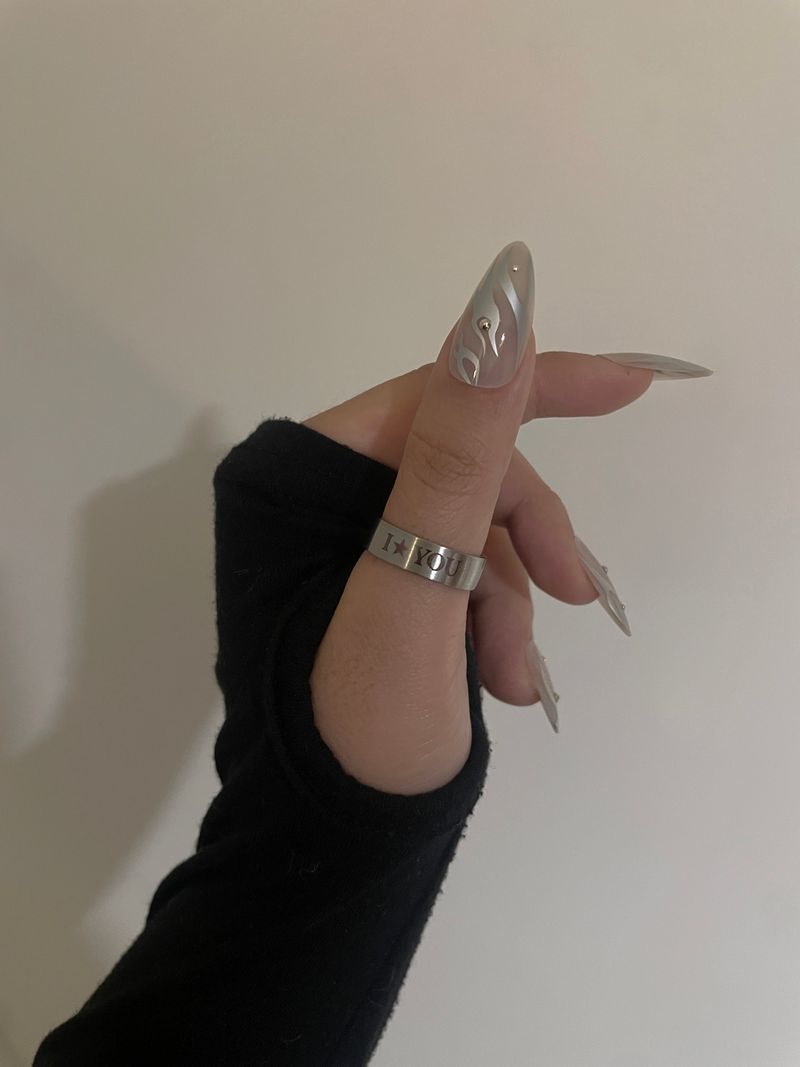 Star You Letter Plane Ring