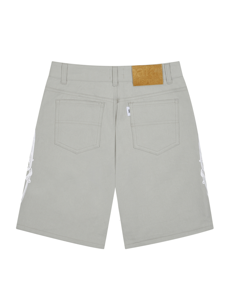 1/2 SAFETY COTTON HALF PANTS (GRAY)