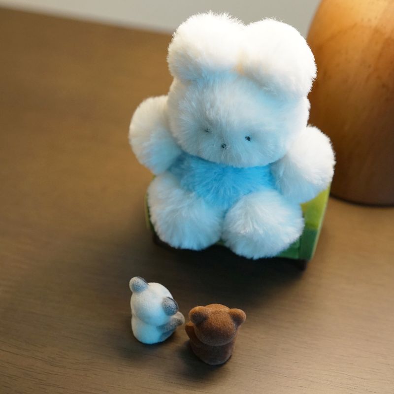 dressed rabbit keyring