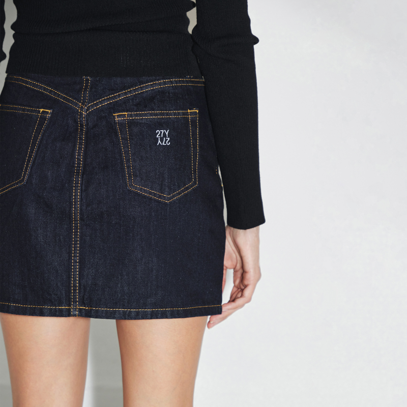 Indigo blue skirt - SK002