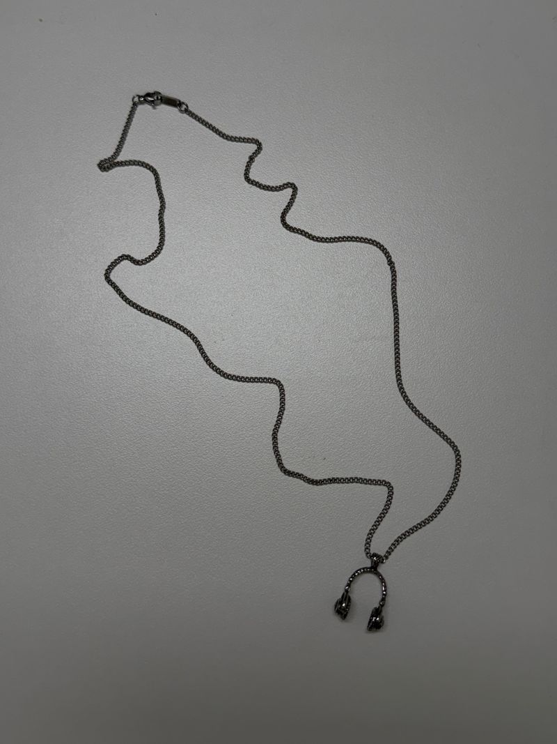 Circle Chain Necklace (Silver)