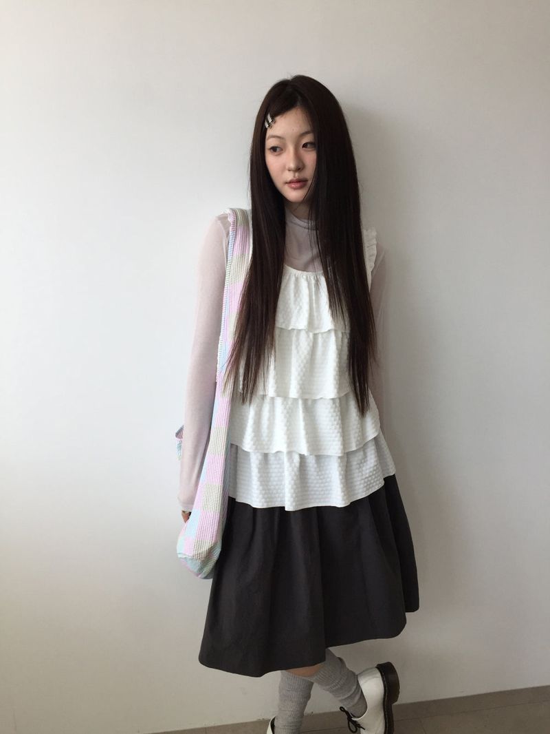 Corsica tiered sleeveless (2color)