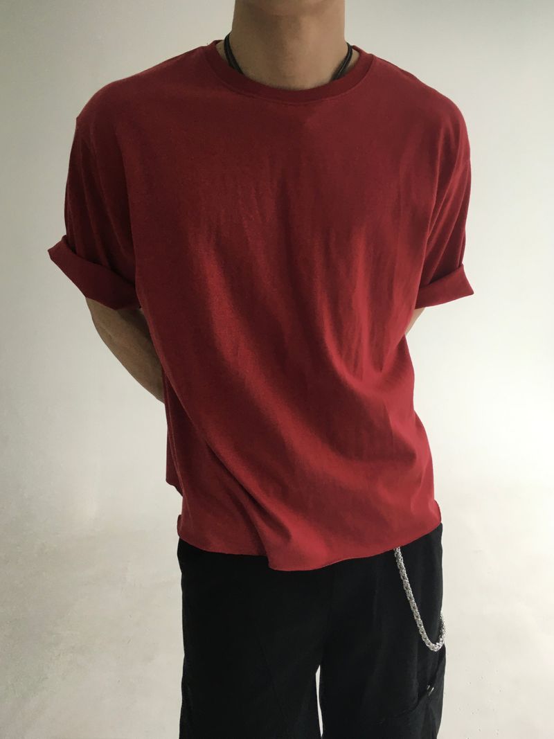 EGONLEO(エゴンレオ)の「crop cut off short sleeve(4colors)(Tops)」