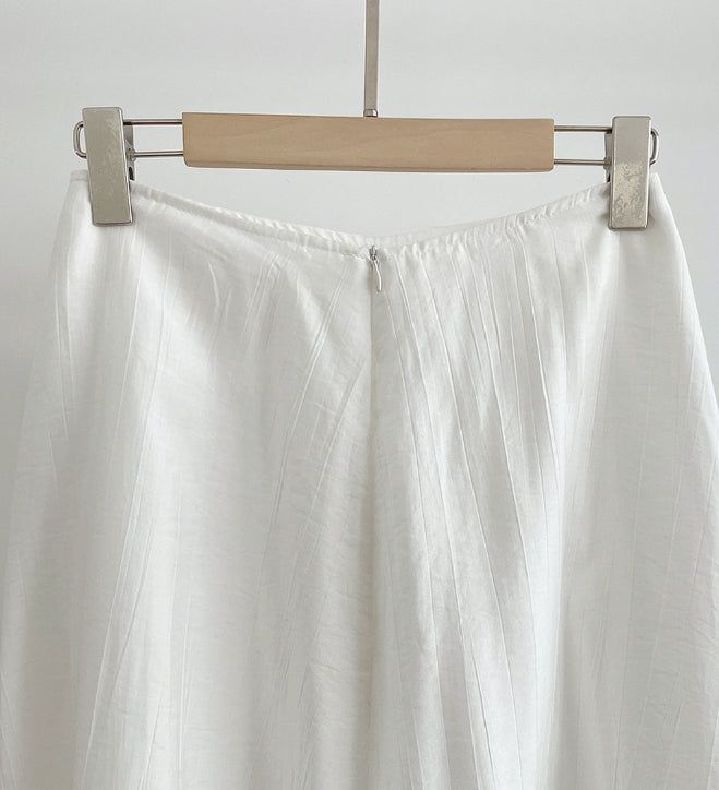 Reshu Wrinkle Flare Long Skirt