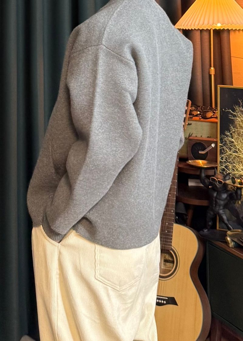 Perion Round Two-Way Cardigan 5COLOR