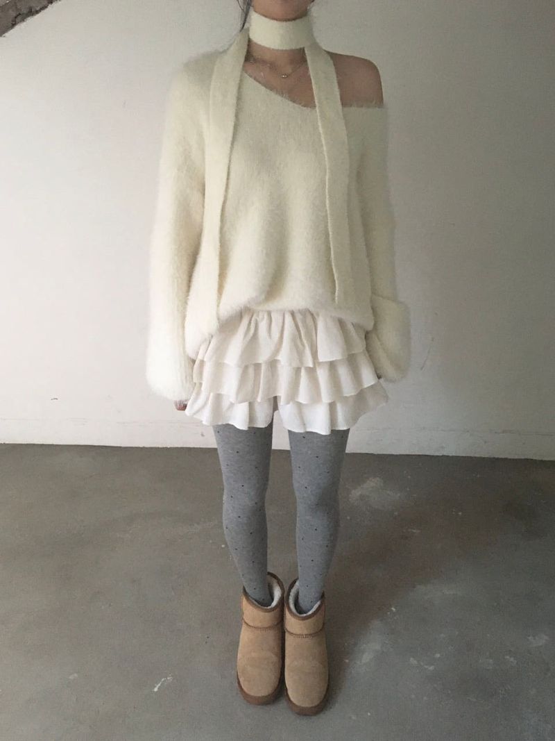 moroi（モロイ）の「Knitwear cancan skirt（Skirts）」
