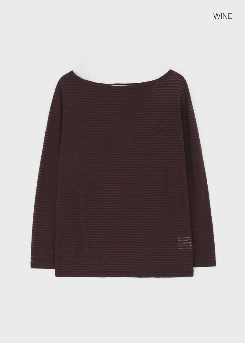 [MADE] Cardmu Summer Stripe Long-Sleeve Tee