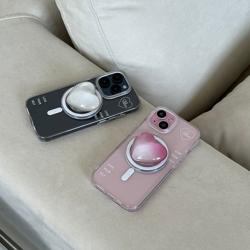 casecream（ケースクリーム）の「[MADE] Love Love [Macsafe jelly hard case] 2color（Smartphone Accessories）」