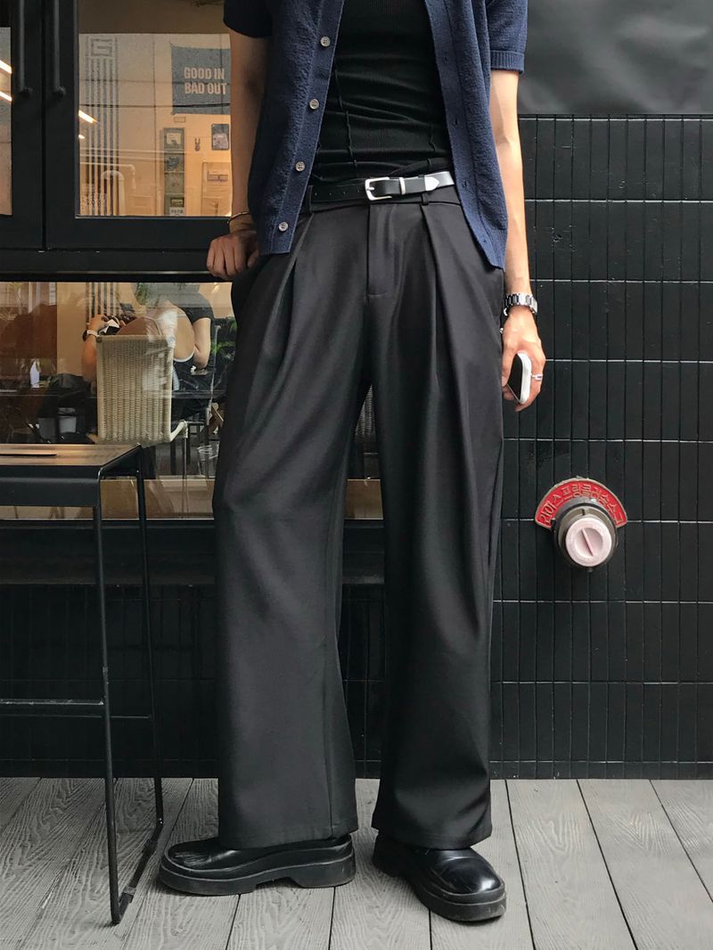 lemenne（ルメンヌ）の「[Planning] LMN オールデイピンタックワイドスラックス (3 colors)（パンツ）」
