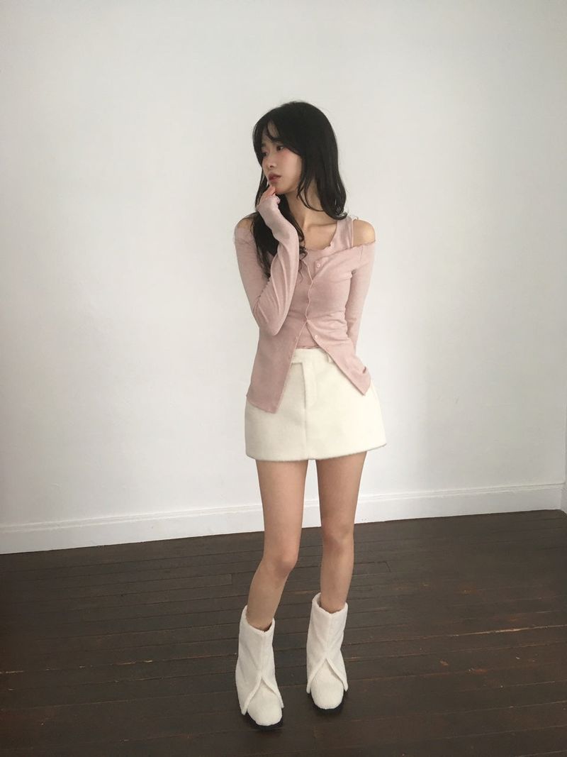 ヘナタンクトップカーディガンセット