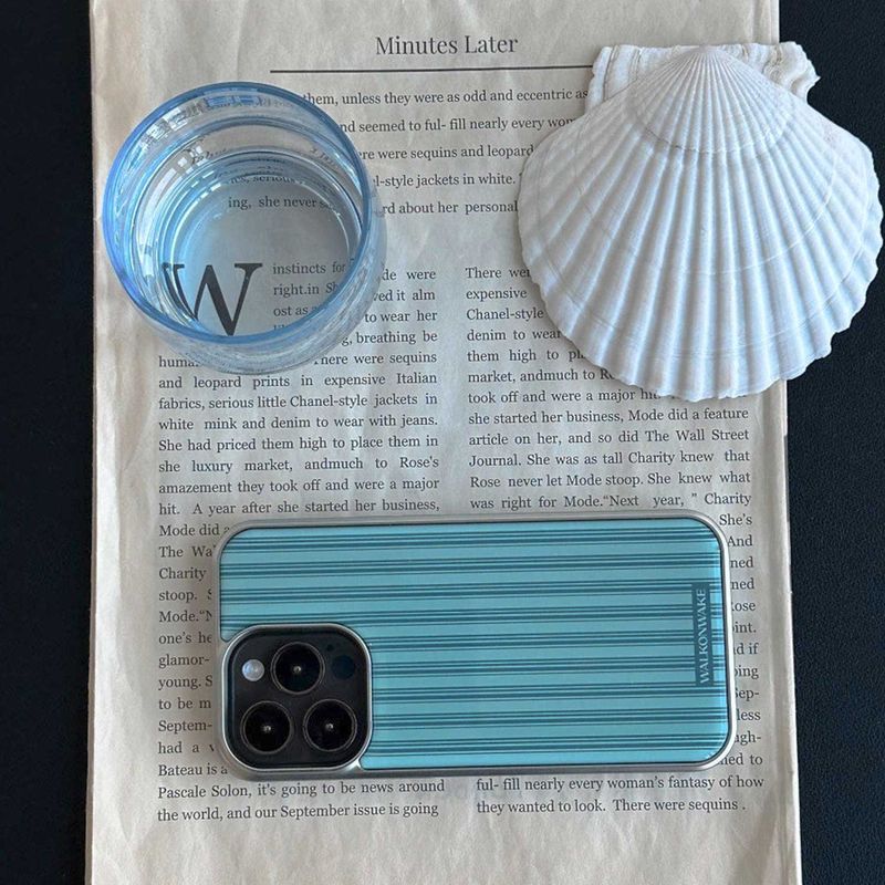 [Epoxy Silver] Stripe case(green)