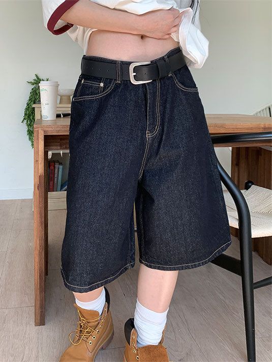 RAW BERMUDA JEANS