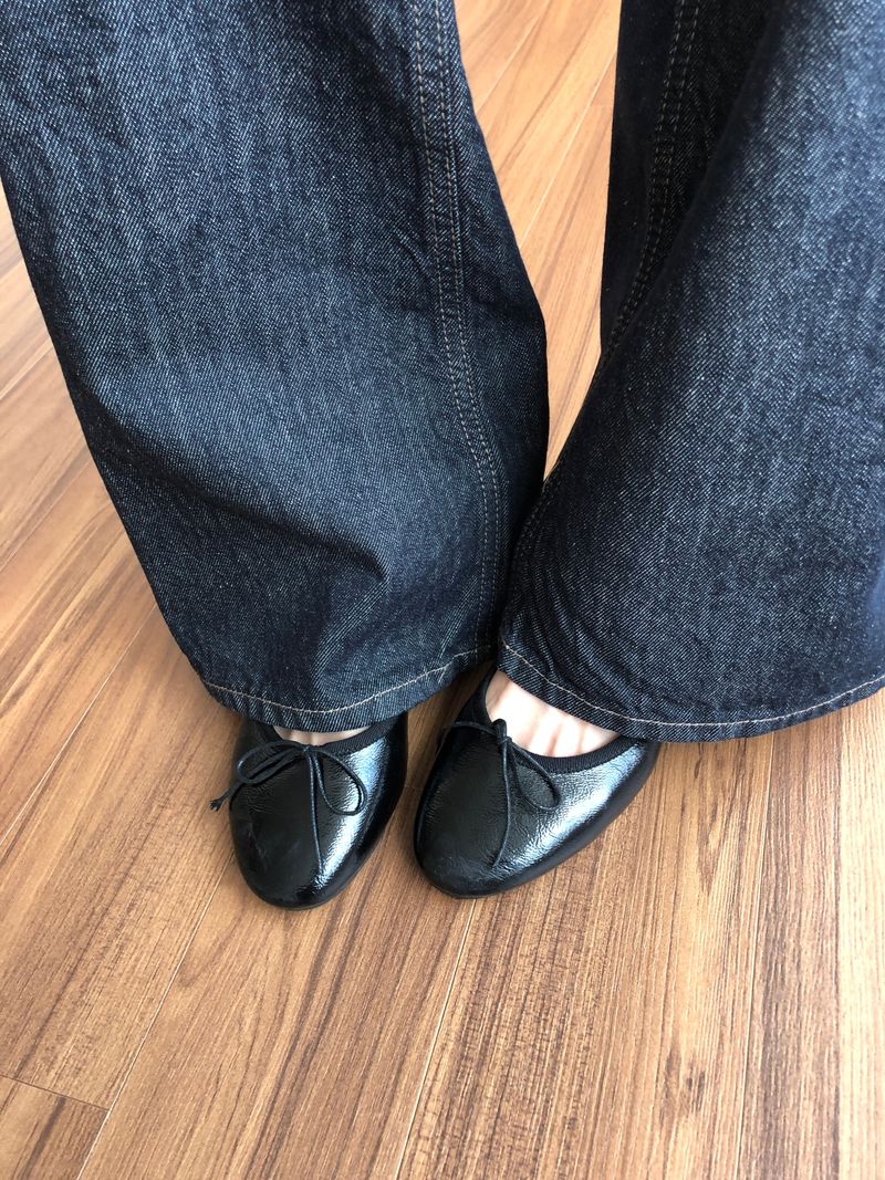 RIBBON WEDGE HEEL SHOES