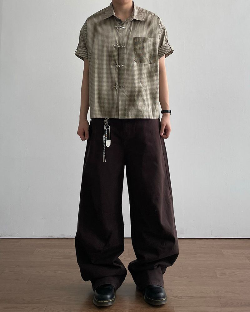 Buckcle Short Sleeve Shirt