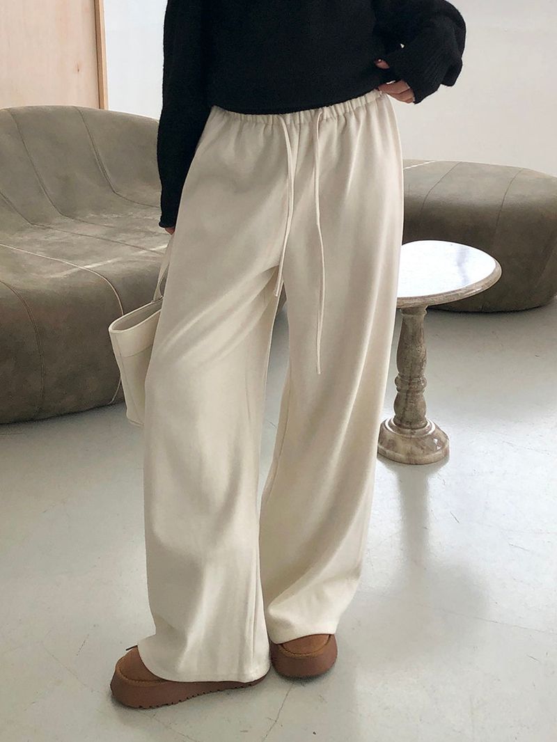 [MADE] ENTOL VELOUR WIDE PANTS