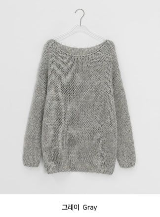 マンパスボカシオーバーラウンドニット