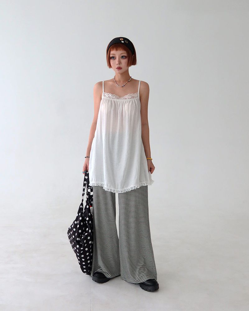 inen lace bustier long blouse & mini dress