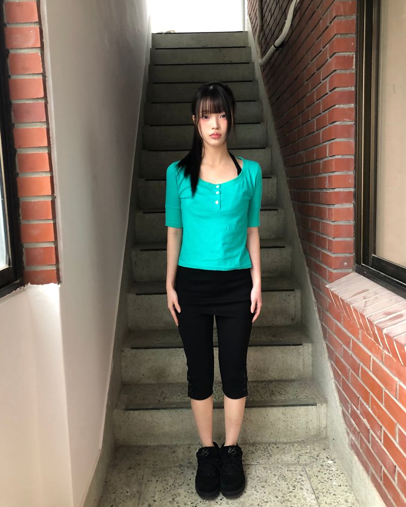 Sierra Slit Button Biker Pants