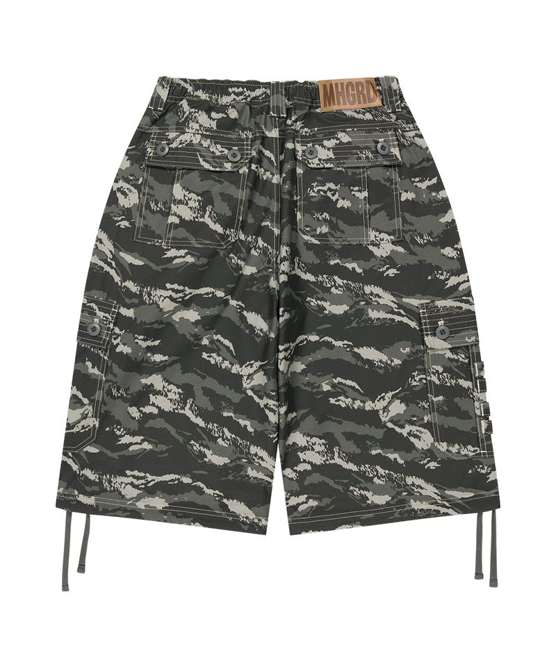 UTILITY CARGO CAMO SHORTS