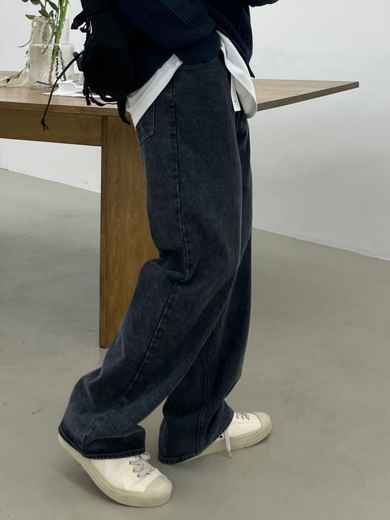 NERB SNOW BLUE SEMI DENIM PANTS(ONE COLOR)