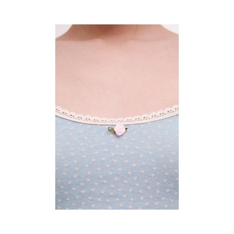 star sleeveless babi blue