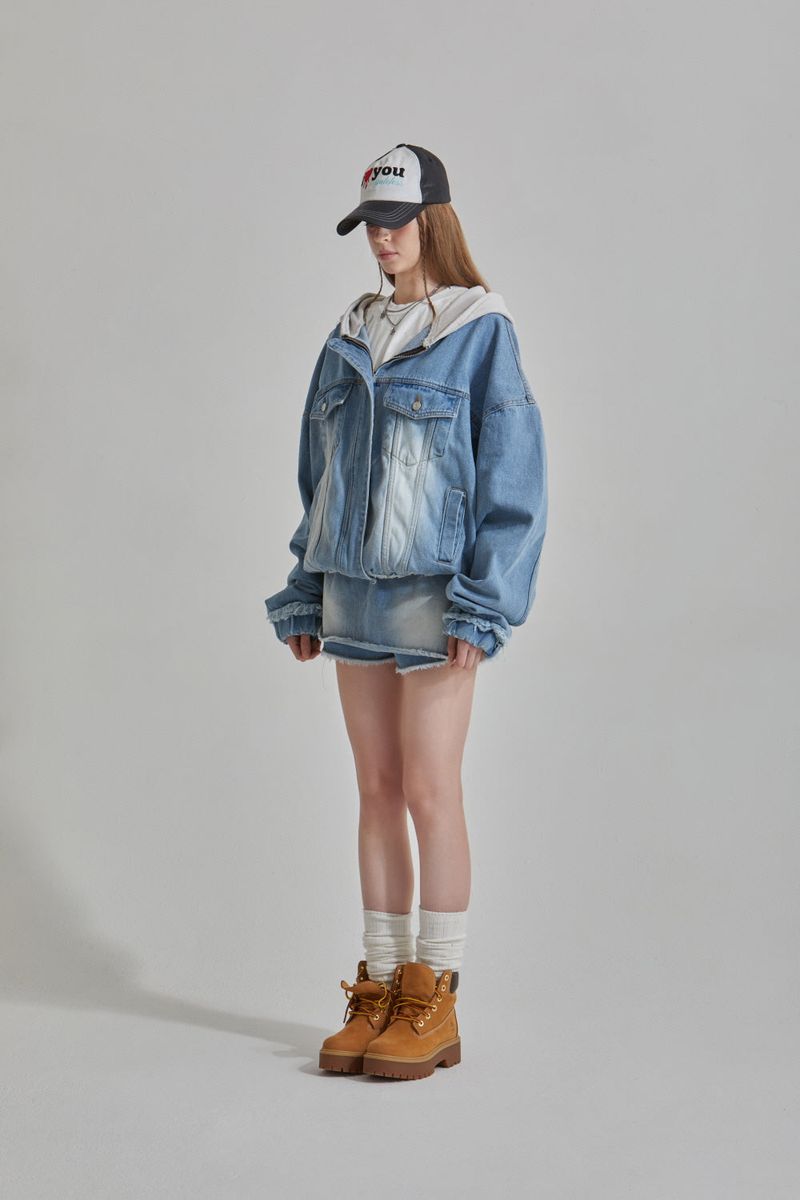 COVER DENIM SKIRT