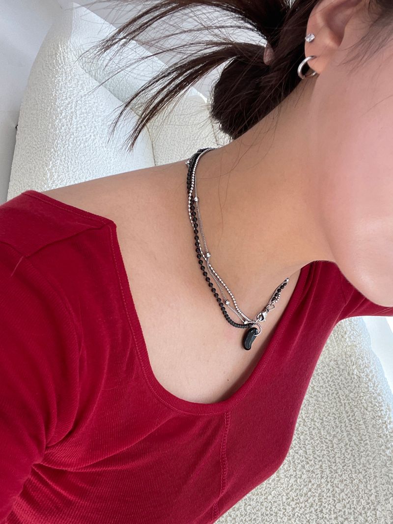 Comma Ball Mix Necklace