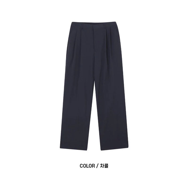 2025 Nylon semi wide pants(4color)