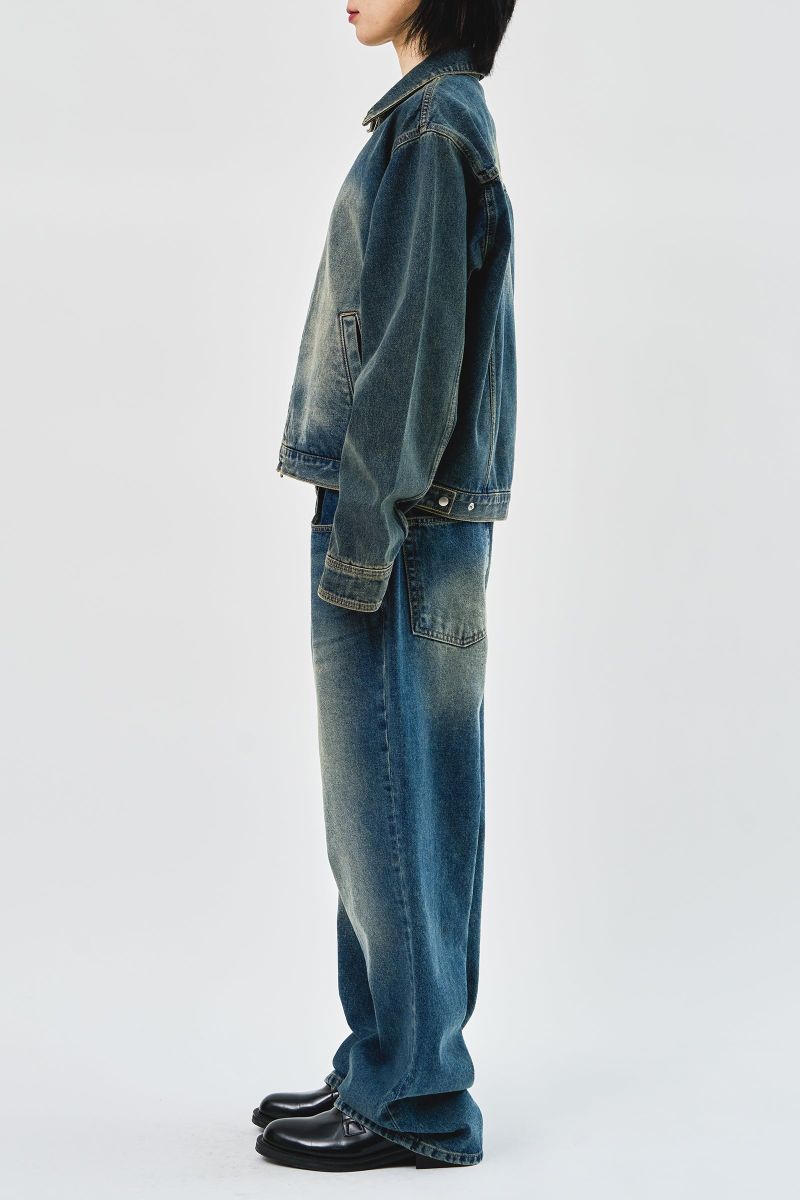 Norten Washed Denim Jacket_Blue