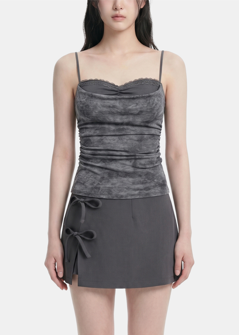 Sorel Lace Ruched Cami