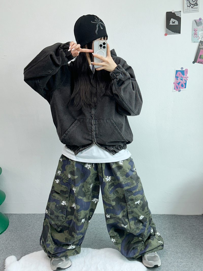FLOWER PATTERN CAMOUFLAGE🤍💚