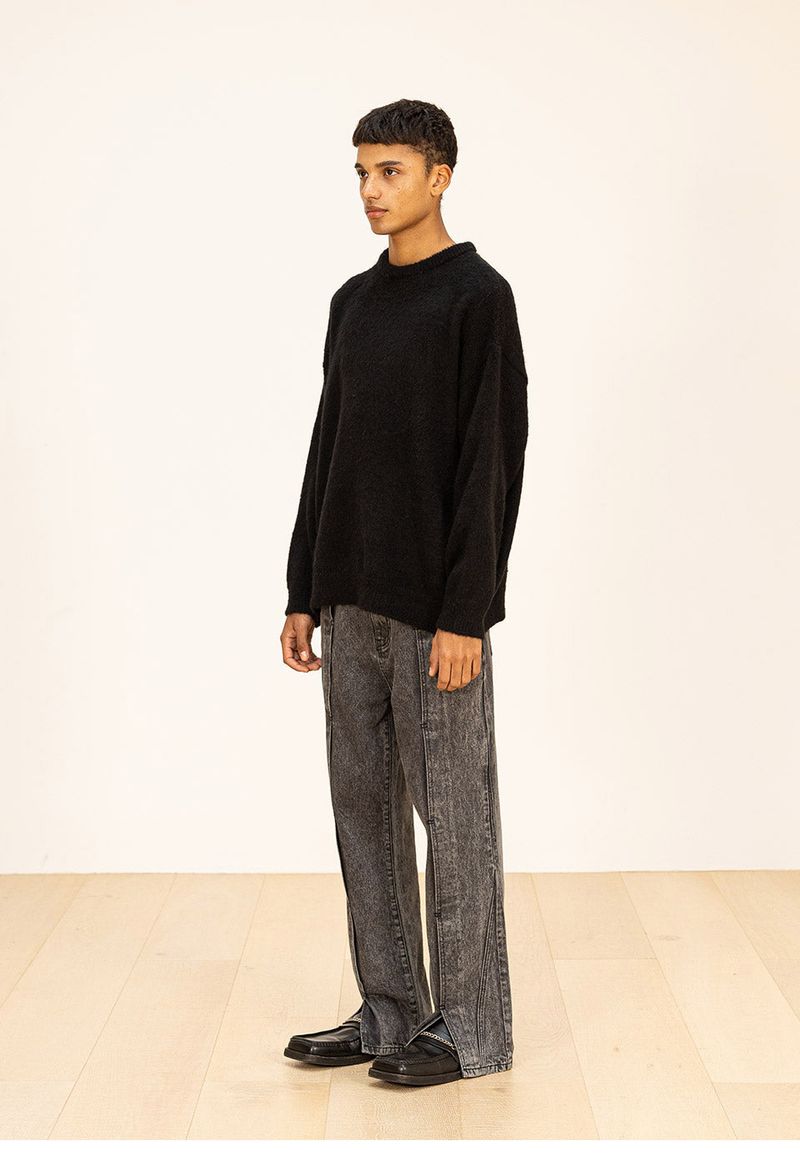 WOOL SOFT MOHAIR OVERSIZED KNIT