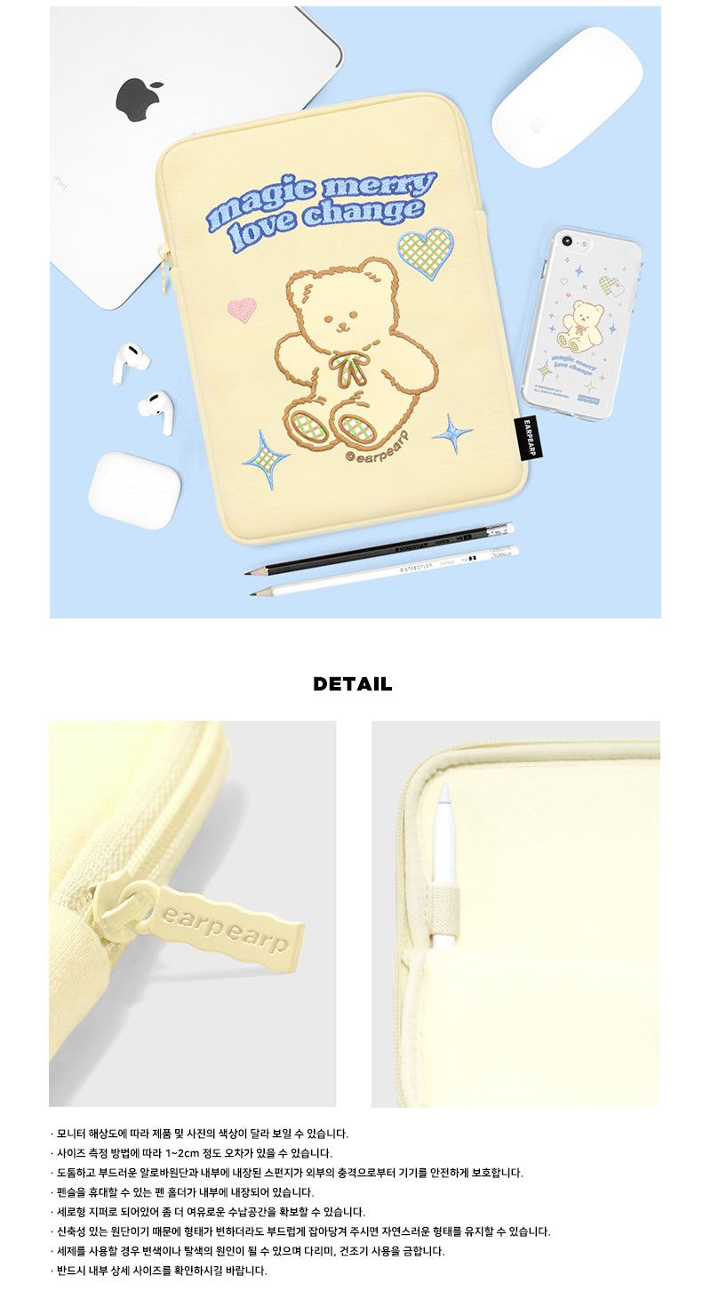 MAGIC MERRY-IVORY(IPAD POUCH)