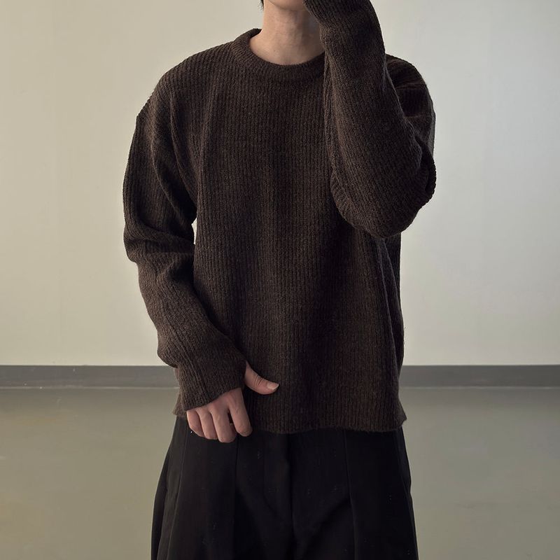 Early Handwarmer Crop Hacci Knit