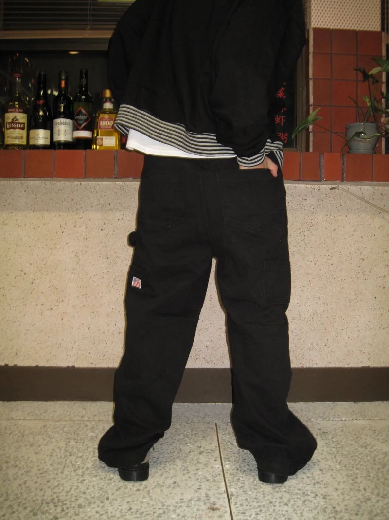 US Flag Carpenter Work Pants (4 Colors)
