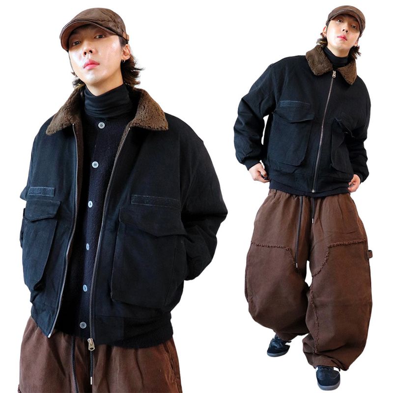 Oversized Out Pocket Wool Jumper