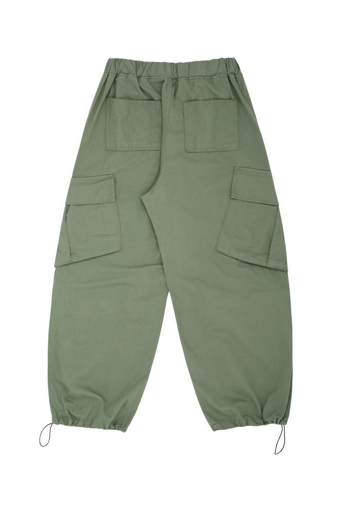 Khaki balloon cargo pants