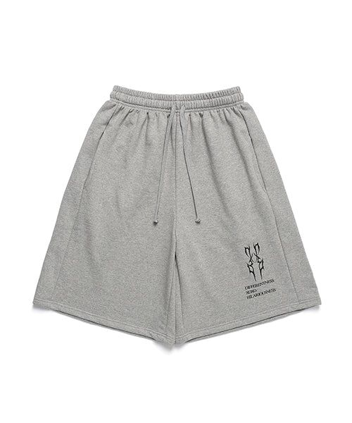 DXOH(ディソエイチ)の「サンダーラベルプリンティングハーフパンツ(パンツ)」