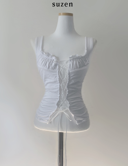 Erdam Lace Corset Top (White)