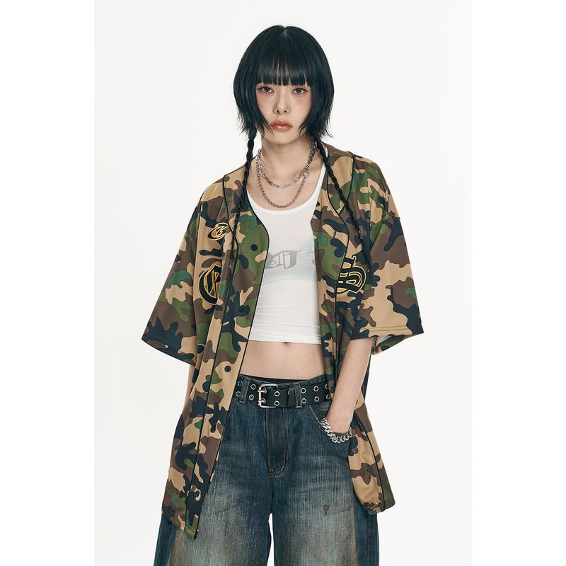 Chicano Baseball Jersey - Camo