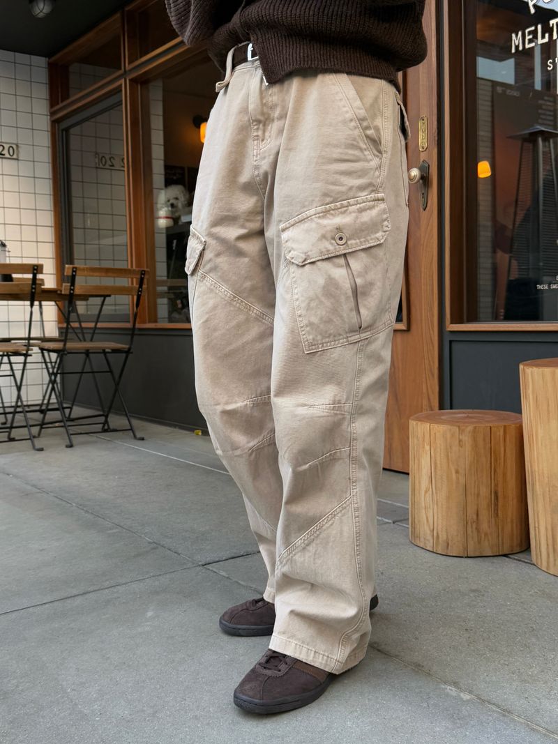 Lard dying cargo pants