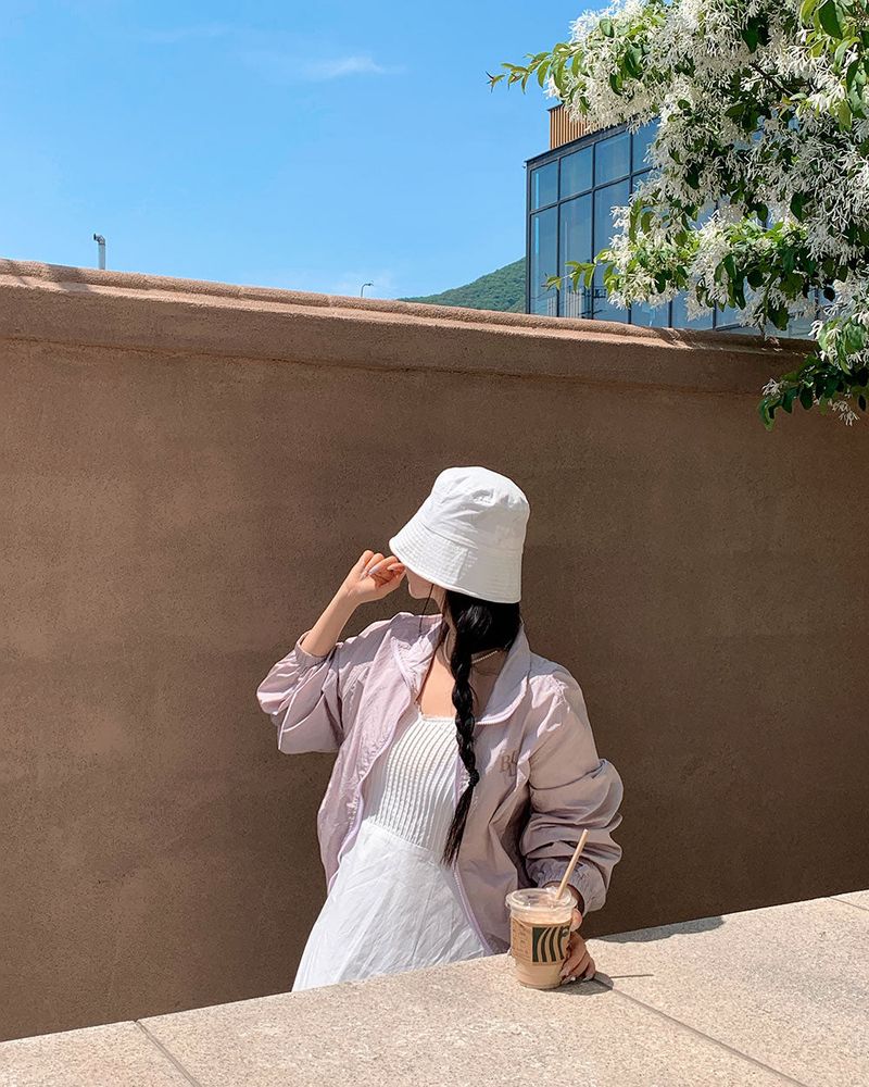 [Bellide made] Two-Way Anorak Windbreaker