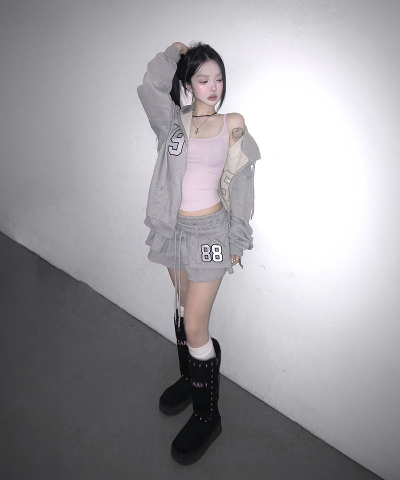 meego(ミーゴ)の「88 set up hood zip-up (2colors)(Tops)」