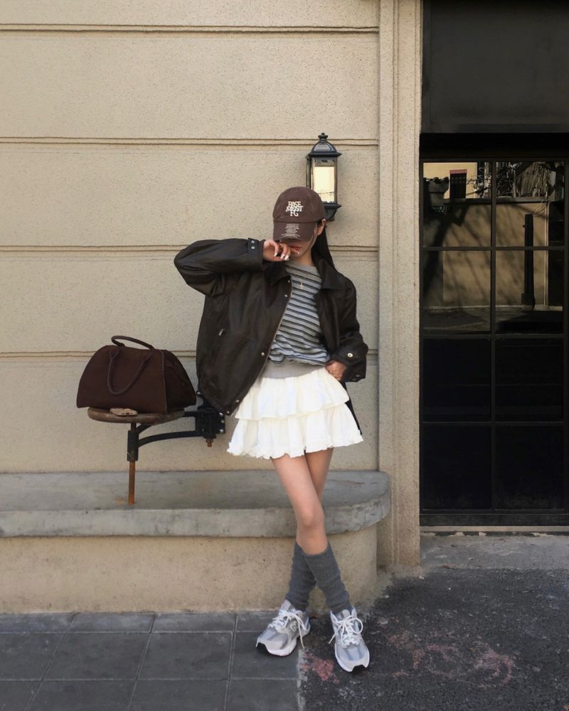 [Bellide made/Overfit] ロックシックレザーブルージャケット
