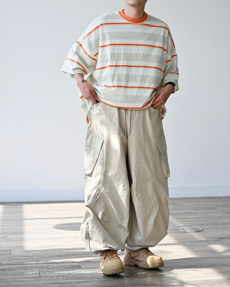 GAT LINE CARGO BALLOON PANTS