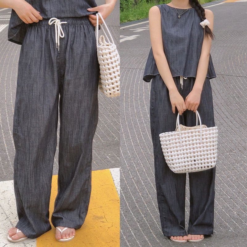 natural mind（ナチュラル マインド）の「Armand Linen Denim Wide Pants（Pants）」